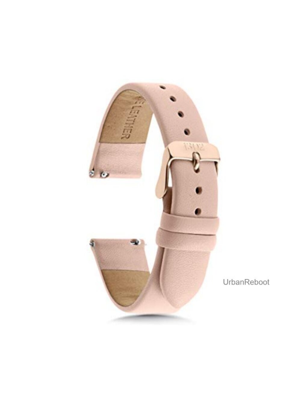 Genuine Leather Watch Band Quick Release Interchangeable Strap